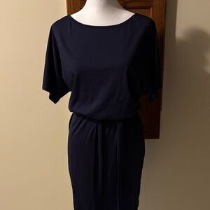 Shein Black Dress with belt - size Small